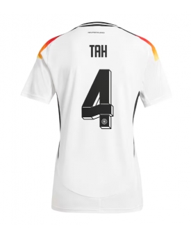 Germania Jonathan Tah #4 Maglia Gara Casa Repliche Europei 2024 Donna